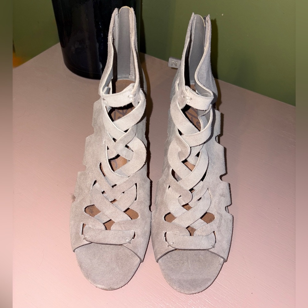 Zodiac Suede Heeled Sandals